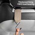 thumbnail image 4 of Dvkptbk Car Hooks Hidden Leather Seatback Hooks Car Hooks for Purses and Bags Interior Car Accessories Car Accessories Interior Suitable for Four-Seater Vehicles, 4 of 6