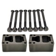 thumbnail image 1 of 30mm Rubber Gasket Riser Pads +53mm Bolts for Skateboard Longboard Double Rocker, 1 of 4