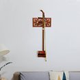 thumbnail image 5 of KAKOWELY Brown Plastic Instrument Wallmounted Hook for Home Safely Store Ukulele or Flute 1 Set,5.91"X2.95"X1.18", 5 of 5