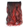 thumbnail image 2 of Mèches de Couleur, Extensions de Cheveux à Cinq Pinces, Pièce de Perruque Bouclée, Rideau pour Cheveux, 2 of 4