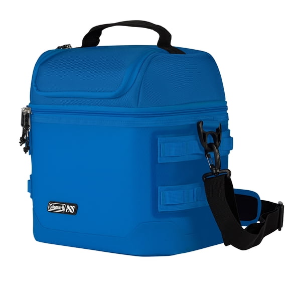 Coleman Pro 16 Can Premium Soft Cooler Lunchbox, 5.7 L (6 qt) Fully Insulated Lid & Body Stays Cold up to 30 Hours, Great for Camping, Parties, Sports, Concerts, Lunches & More