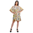 thumbnail image 3 of Moomaya Robe Courte de Caftan de Plage, Robe de Couverture Imprimée, Kaftan pour Femmes, Tenue de Plage, Couverture, 3 of 4