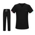 thumbnail image 4 of Tachiuwa Unisex Scrubs Set Classic Durable Male Female Skin Friendly Nurses Week Gift S, 4 of 9
