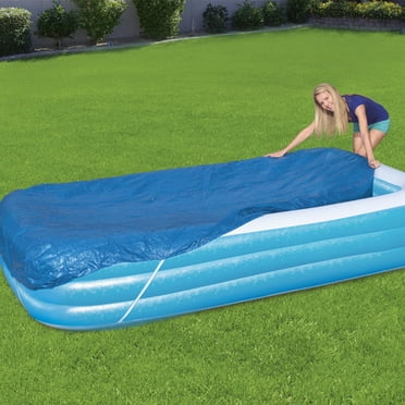 LSLJS Pool Blanket Swimming Pool Covers For Above Ground Pools,Inground Pools,Rectangle,Inflatable Pool Keeps Out Leaves Debris Dirt