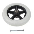 thumbnail image 1 of TISHITA Durable 8 inch Front Castor Wheels Rollator Wheelchair Wheels Replacement, 1 of 8