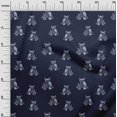 thumbnail image 2 of oneOone Cotton Silk Fabric Branch & Owl Block Print Fabric BTY 42 Inch Wide, 2 of 4