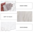 thumbnail image 4 of Unique Bargains Chemin de Table en Étamine 11 Pieds 35 x 134 Pouces Nappe en Gaze Rustique, Blanc, 4 of 7