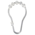 thumbnail image 3 of Mainstays Plastic Glide Shower Hooks, Clear, Set of 12, 3 of 5