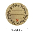 thumbnail image 3 of 500pcs Jar Label Stickers 2 Inch Pantry Labels Waterproof Adhesive Kitchen Organization Stickers for Mason Jars Bottles Food Storage Containers Home Use Khaki, 3 of 4
