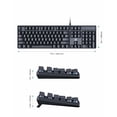 thumbnail image 2 of Intexca KM-G16 Clavier de Jeu Mécanique RVB, 104 Touches, Commutateurs Bleus pour PC et Mac, 2 of 5