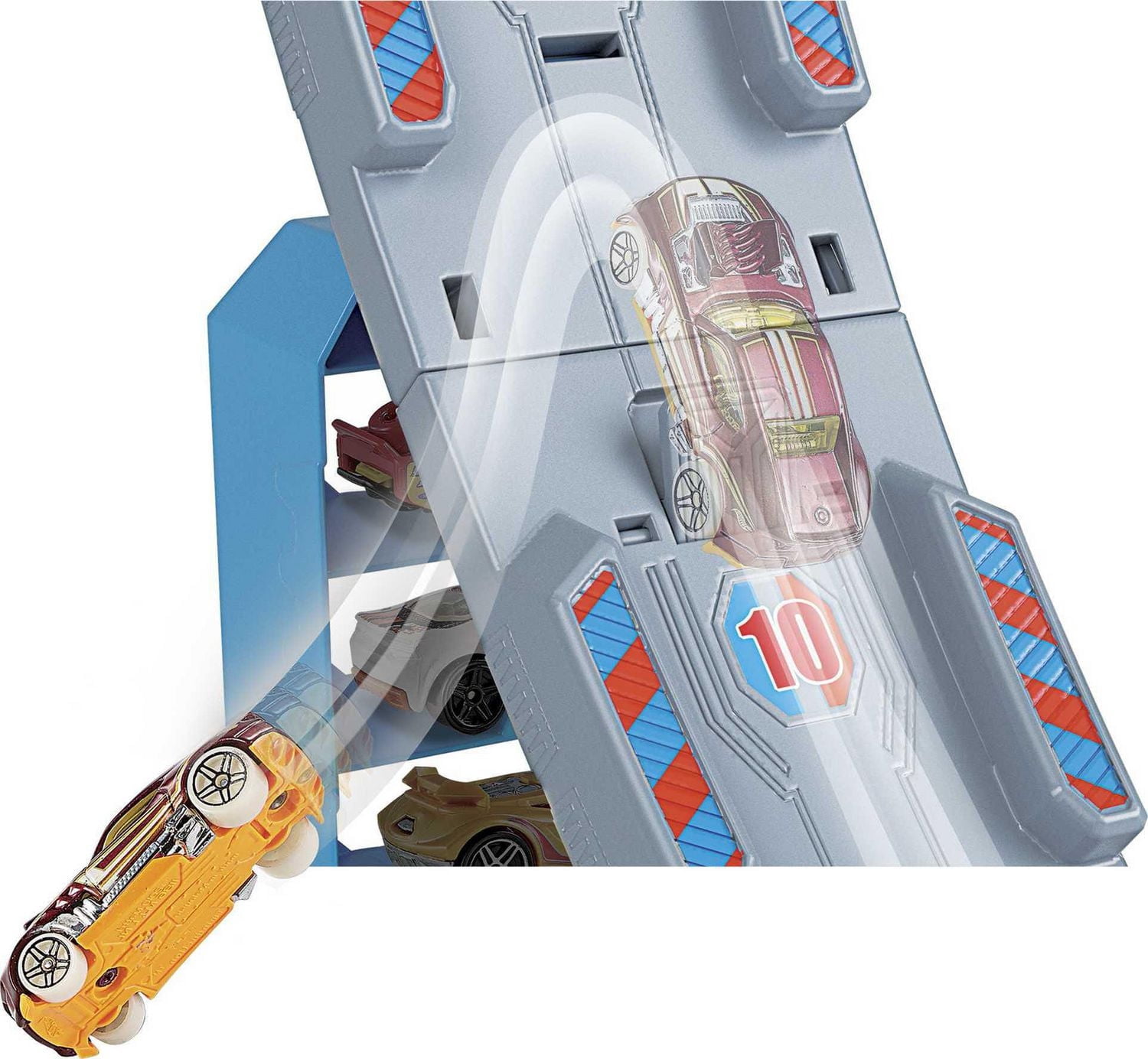 Hot Wheels Coffret de jeu Piste Champion de montée de pente