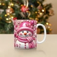 thumbnail image 4 of TIMIFIS Mug Lettering Christmas Mug Inflated Snowman Mug, Santa Mug Press Puffy 15oz 11oz Coffe Kitchen Appliances, 4 of 5