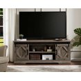 thumbnail image 1 of WAMPAT Farmhouse Sliding Barn Door TV Stand for 65" Flat Screen，59 Inch, 1 of 6