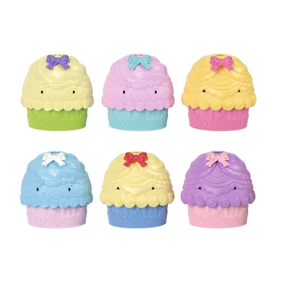 Disney Princess Cupcake Small Doll Reveal with 5 Surprises Including Doll & 2 Accessories