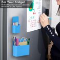 thumbnail image 4 of LCXmlly Magnetic Holder 2Pcs Magnetic Storage Box Lightweight Pencil Organizer for Whiteboard, 4 of 9