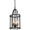thumbnail image 1 of 4 Light Drum Shade Mini Pendant with Oil Rubbed Bronze finish, 1 of 2