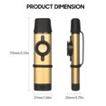 thumbnail image 2 of Eccomum Aluminum Alloy Kazoo Woodwind Instrument Musical Instrument for Beginners Gold, 2 of 5
