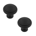 thumbnail image 1 of Era Elegant Paquet de 2 Bouton Noir Mat, 1 of 7
