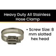 thumbnail image 4 of Pro Tie 33501 SAE Size 024 Range 1-1/16-Inch-2-Inch Heavy Duty All Stainless Hose Clamp, 4-Pack, 4 of 4