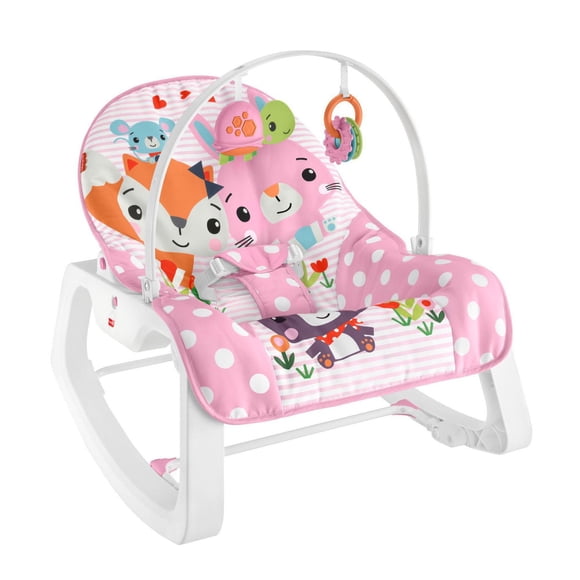 Fisher-Price Infant-to-Toddler Rocker – Pink Critters