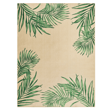 Tapis extérieur à imprimé Palmier vert 152 cm x 213 cm Better Homes & Gardens