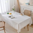 thumbnail image 4 of Nappe en Coton Résistante aux Plis, Housse de Table pour Cuisine, Salle à Manger et Fêtes, 4 of 8