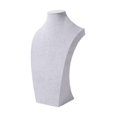 thumbnail image 2 of KLKCMS Necklace Display Stand Display Necklace Mannequin for Business Selling Gray 40cm Height, 2 of 9