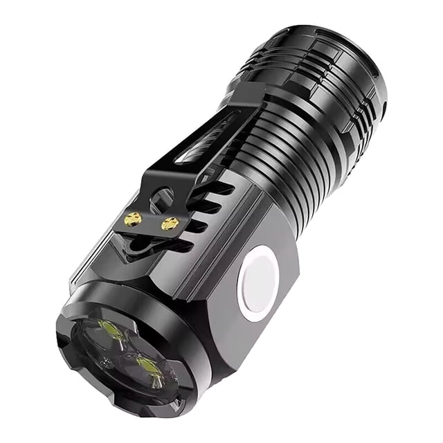 Lampes de Poche Mini en Acier USB Rechargeables Portatives Super Lumineuses Durables