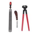 thumbnail image 2 of Kit d'Outils de Réparation de Sabots, Lime Double Face Haute Dureté pour Écurie de Cheval, 2 of 7