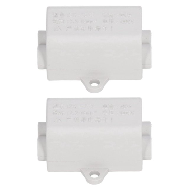 2Pcs T Tap Wire Connectors Wire Splice Connectors Wire T Type Splitter 1000V 100A ZK-1316