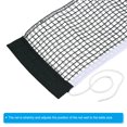 thumbnail image 4 of Unique Bargains Tennis de Table Net de Remplacement Ping-Pong Net Chaîne Tension Équipement Accessoires Polyester Coton, Vert 2 Pack, 4 of 6