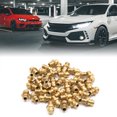 thumbnail image 2 of Unique Bargains 30Pcs M6 x 1 Thread Brass Straight Grease Zerk Nipple Fitting for Auto Car, 2 of 2