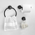thumbnail image 4 of Bathroom Hardware Set 3 Piece-Robe Hook, Hand Towel Holder And Toilet Paper Holder for Bathroom Towel Rack Heavy Duty Towel Hanger Wall Mounted Bathroom Fixtures, 4 of 9