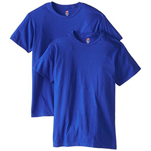Hanes T-Shirt en Coton Premium pour Hommes - 4980 (Lot de 2)
