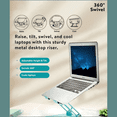 thumbnail image 3 of RISE Swivel Adjustable Laptop Desk Stand 2.0- White, 3 of 5