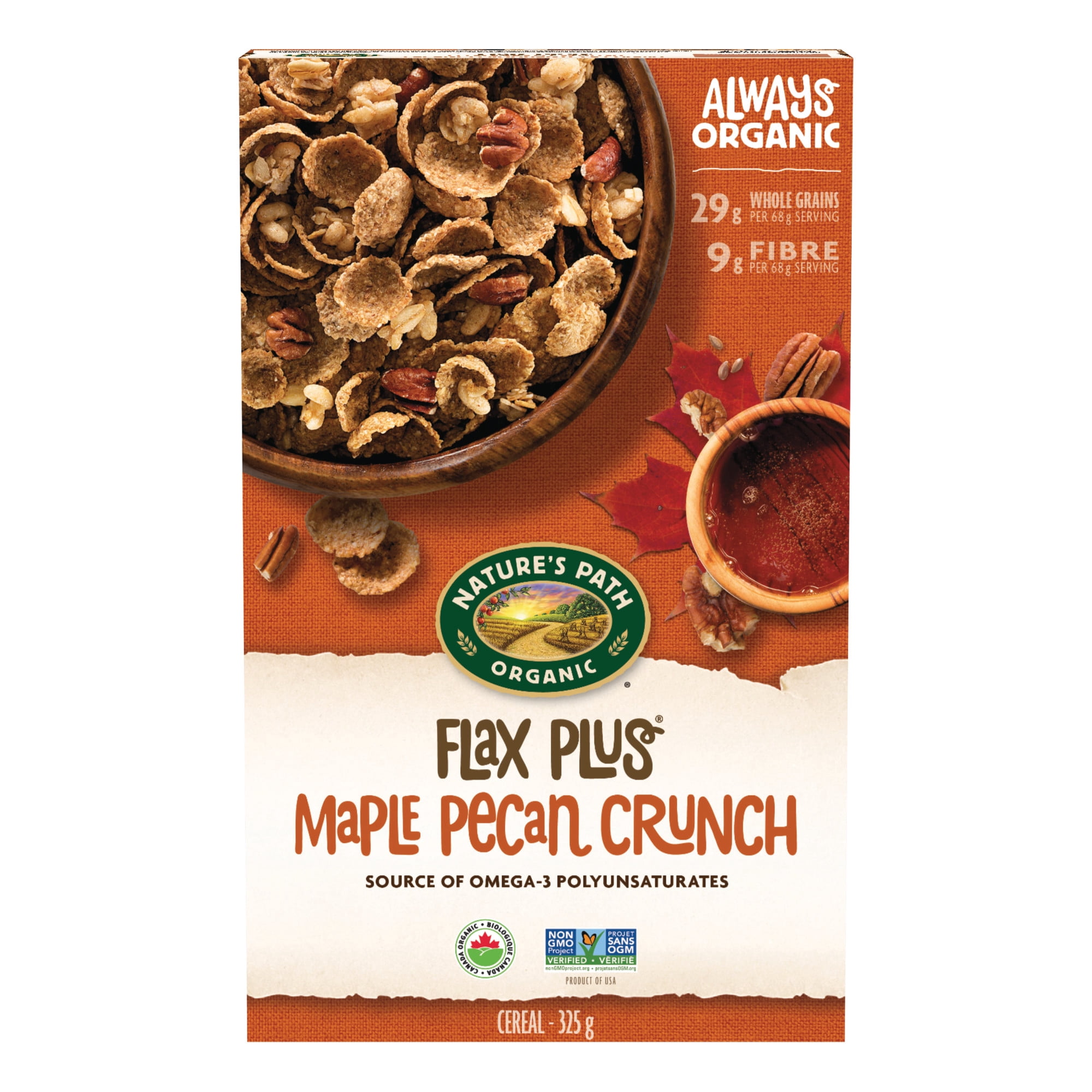 Nature's Path Flax Plus Maple Pecan Crunch Cereal