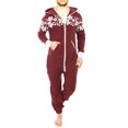 thumbnail image 1 of Combinaison de Mode pour Hommes Adultes une Pièce Pyjama Sans Pieds, 1 of 2