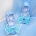 thumbnail image 2 of MIASHUI Chaussures pour Enfants Chaussures pour Enfants Chaussures de Danse Chaussures de Ballet Performance Dentelle Nœud Chaussures de Yoga, Bleu, 5,5-6 Ans, 2 of 3