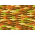 thumbnail image 1 of Ahgly Company Machine Washable Indoor Rectangle Transitional Yellow Area Rugs, 2' x 4', 1 of 7