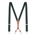 thumbnail image 1 of "Buyless Fashion Men Suspenders - 48"" Elastic Adjustable Straps 1"" - Leahter Y Shape Back", 1 of 8