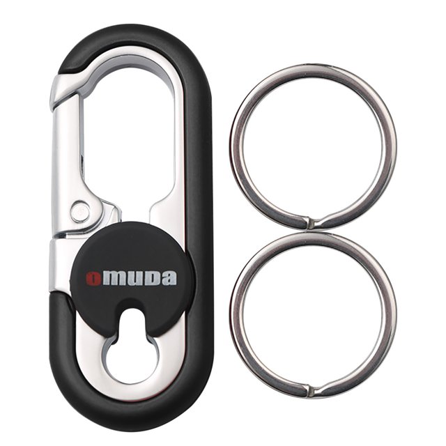 TopLLC Creative Car Key Chain Waist Hanging Stainless Steel Key Ring