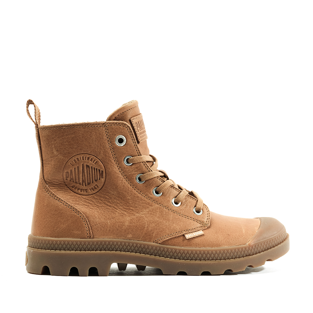 Palladium Unisex Pampa Zip LTH ESS in Dear Brown, 9 US