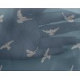thumbnail image 3 of oneOone Georgette Viscose Fabric Bird Ikat Print Sewing Fabric BTY 42 Inch Wide, 3 of 3