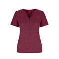 thumbnail image 4 of Jsaierl Ribbed Knit Tank Tops for Women Solid Color Notched V Neck Short Sleeve Shirts Daily Going Out Basic Tees Tops, 4 of 6