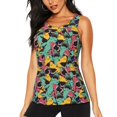thumbnail image 1 of Kdxio Angry Shark Pattern Print Racerback Workout Tank Tops for Women Sleeveless Gym Tops Athletic Yoga Shirts Camisole-Large, 1 of 7