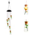 thumbnail image 1 of facefd Solar Wish Bottle Wind Chime Light Waterproof Automatic Light Sensor Wishing Bottle Light Outdoor Decoration, 1 of 6