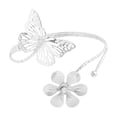 thumbnail image 2 of DIANWUDG Flower Opening Curtain Strap Personalized Curtain Buckle Sim-ple Metal B-utterfly Curtain Buckle, 2 of 6