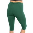 thumbnail image 3 of Stretch Is Comfort Women's Plus Size Knee Length Leggings| Adult X-Large - 7x, 3 of 5