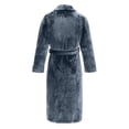 thumbnail image 4 of LSLJS Men Solid Color Fallow Cardigan Pocket Long Sleeve Nightclothes Bathrobe, Robes Gifts for Men, 4 of 5