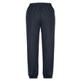 thumbnail image 4 of PMVFHDE Kids Pants Medium And Large Children Casual Girls Solid Color Drawstring Sweatpants,Navy,7-8 Years, 4 of 6